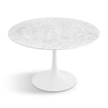 Tulp tafel marmer 120 cm rond – Marmeren Tulp